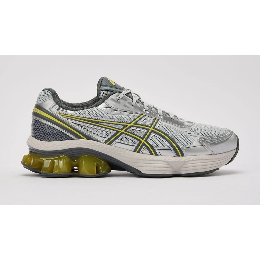 Mens Sz 10.5 ASICS Gel-Kinetic Fluent Glacier Grey Steel Grey 1203A591-020 Shoes